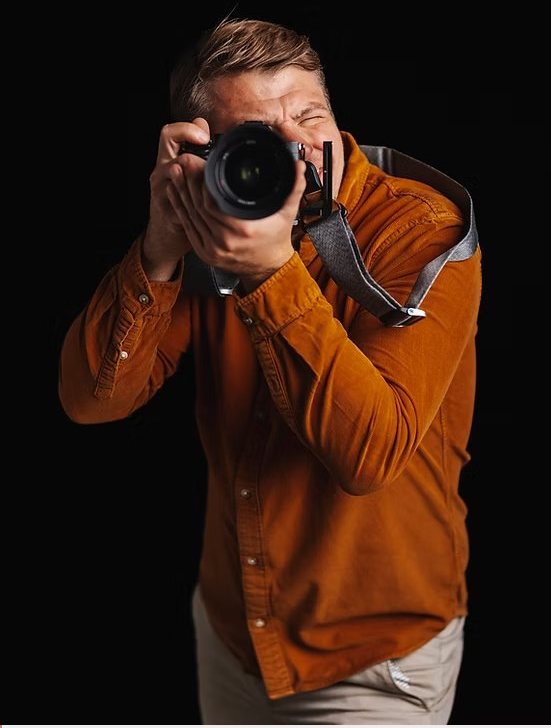 Tim Haring, photographer and videographer, on location in Kerry
